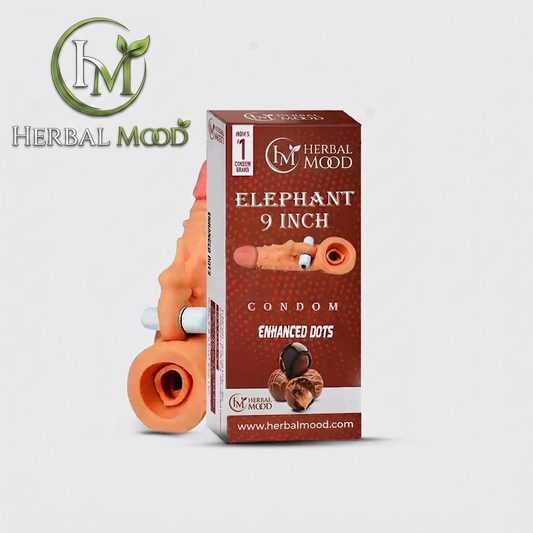 Elephant Dragon 9-Inch Vibrating Condom